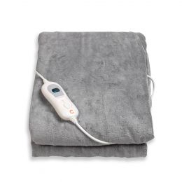 Cresta Care KTS200 elektrische knuffeldeken en bovendeken | 180 minuten timer | 180 * 130 cm | super zacht microvezel |machine wasbaar 