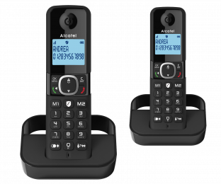 Alcatel F860 Duo draadloze huistelefoon met nummerweergave en ongewenste beller blokkering 