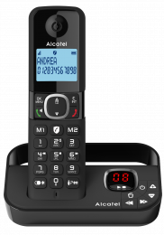 Alcatel F860 Voice Draadloze huistelefoon met antwoordapparaat en nummerweergave en ongewenste beller blokkering 